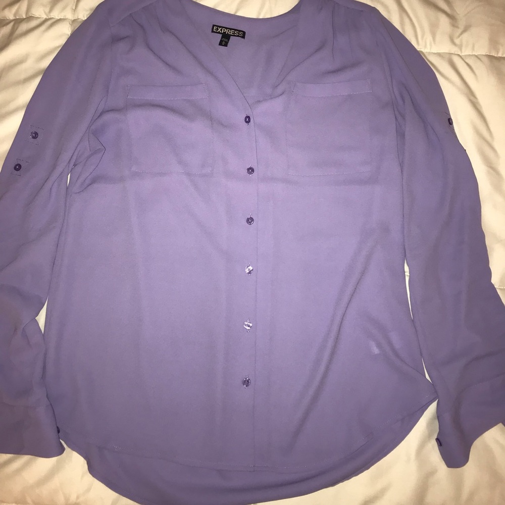Purple dress shirt from Express!